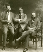 К.Г. Хрущов, А.И. Шингарёв и А.Г. Хрущов
(Студийный портрет, после 1914 г.)